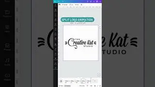 😱Try this split logo animation in Canva!