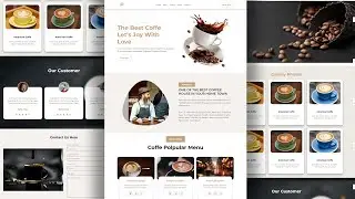 Create a Coffee Shop Website with HTML CSS for Beginners