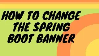 How to change spring boot banner