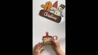 DIY: Passo a Passo Rápido Como Pintar um Papai Noel em MDF em Pintura Country para Árvore de Natal