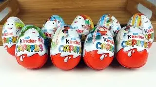 Киндер Сюрприз Киндерино Профессии Открываем киндер видео на русском
