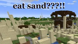 Being Ruthlessly Chased by Sand in Minecraft