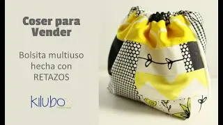 Bolsita Hecha con Retazos│Coser para Vender