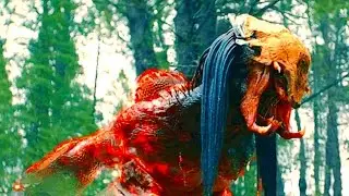 Prey Final Battle - Naru Vs Predator Full Fight - Naru traps and kills the Predator - Prey(2022) HD