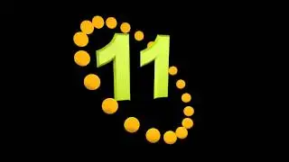 Countdown video plastic 3d animation explosion HD - Cinema 4d Count down timer video