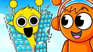 GIANT SPRUNKI vs BUILDINGS..??