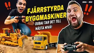 FJÄRRSTYRDA BYGGMASKINER I ETT CAFÉ 👷🚧