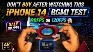 iphone 14 bgmi test fps 🔥 in 2024 😱 buy or not PUBGM