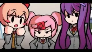 FnF Monika Android Port v2.2  .  Doki Doki Takeover! - V.S. Sayori, Natsuki & Yuri