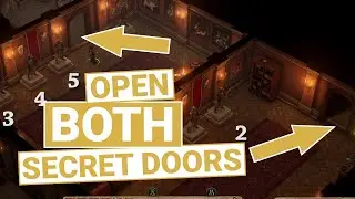 Pathfinder Kingmaker - Statue Puzzle at Lady Jamandi's Mansion - Open BOTH secret doors!