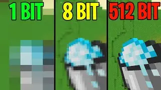 snow bucket MLG in 1 bit 2 bit 4 bit 8 bit 16 bit 32 bit 64 bit 128 bits 256 bit 512 bit