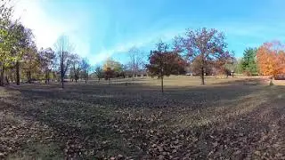 Ambient Music and 🍂 Scenes of Autumn Waters - Fort Ouiatenon - 360 Video Collage (360 degrees)