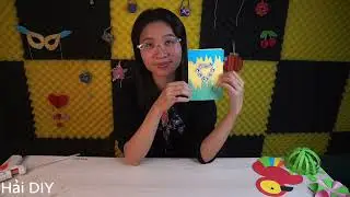 Hướng dẫn làm chiếc thiệp cực xinh xắn | Hải DIY