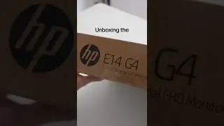 Unboxing the E14 G4 14-inch Diagonal FHD Monitor