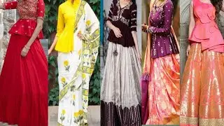 Trendy and stylish peplum blouse for saree and lehengas 2025 //josnika nithika fashion
