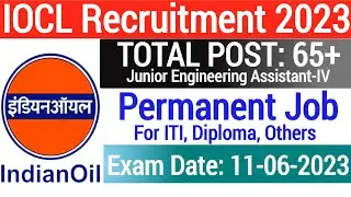 IOCL Refinery Recruitment 2023 // IOCL Recruitment 2023 // IOCL Refinery Vacancy 2023 #iti