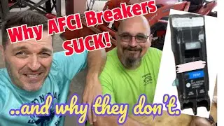 Why AFCI Breakers SUCK..and why they don’t.