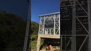 Из профиля в каркас дома✅ 