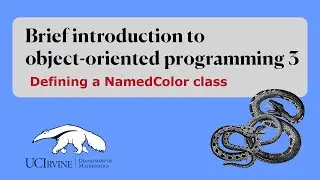 Brief introduction to object-oriented programming 3: Defining a NamedColor class