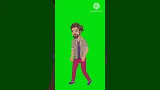 Green Screen Cartoon | Green Screen Animation |  No Copyright 