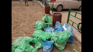 #НОРИЛЬСК/ Убираем детскую площадку по собственной инициативе