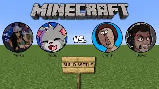 So we had an incredibly cursed Minecraft Build Battle...