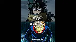 Deku VS Sukuna#myheroacademia#jujutsukaisen#deku#sukuna