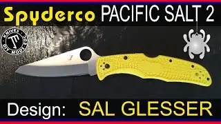 SPYDERCO Pacific Salt 2 - H1 Stahl...nahezu 100% rostfrei - Design: Sal Glesser