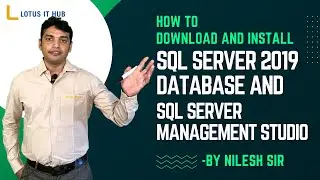 How to download and install Microsoft SQL Server 2019 database and SQL Server Management Studio