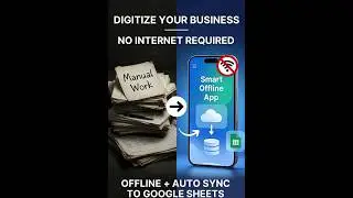 Offline Register Data Entry App with Google Sheet Sync auto No Database needed (Flutter)
