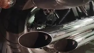 Что получится если вынуть флейты из глушителя Kawasaki Vulcan vn 900 custom. 2008. Звук до и после.