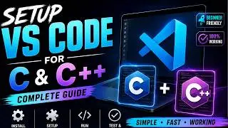SETUP C/C++  IN VISUAL STUDIO CODE (VS CODE ) 💻|MR.TECHNIFY|