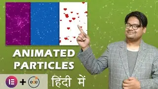 Animated Particles | 100% Free | Elementor | Elementor Addon Elements
