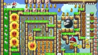 ONE SCREEN EASY CHALLENGE by ★OKIdooKY★ - SUPER MARIO MAKER - No Commentary Gameplay 1AI