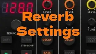 Roland T8 - Reverb Settings