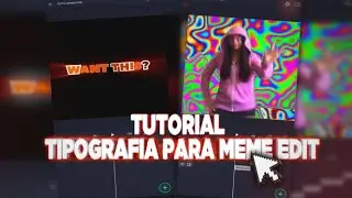 COMO FAZER TIPOGRAFIA PARA MEME EDIT IGUAL PC | Alight Motion (Android)