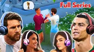 Messi & Ronaldo play SIMS 4 with Antonela & Georgina! (Full Series)