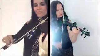 Vicetone & Tony Igy Astronomia remix cover - Bar Sarai Violin & Guadalupe Cortes Violinista