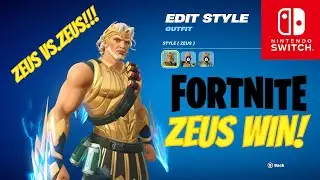 FORTNITE ZEUS WIN! NINTENDO SWITCH
