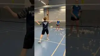 Sunday Badminton Training #badminton #aapopuhakka #badmintontraining