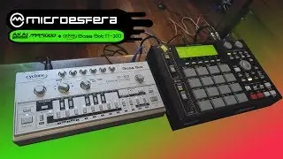 AKAi MPC1000 & CYCLONE BASSBOT - Techno House Acid (Microesfera Live)