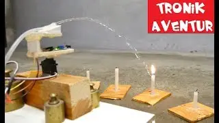 TRONIK AVENTUR 270 - ARDUINO EXPERIMENT FLAMME SENSOR IR / FIRE EXTINCTION DIY