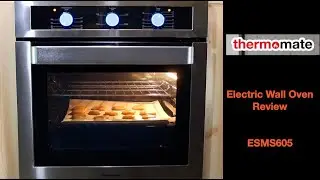 Thermomate Wall Oven ESMS605 Built In Electric Oven - Unbox, Review, Setup, Instructions & Bake Test
