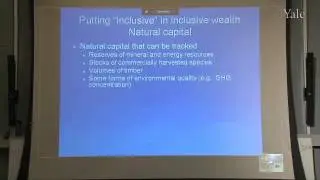 TEEB@YALE Highlights: Inclusive Wealth and Sustainable Development: Stephen Polasky