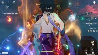 Genshin Impact 2022 03 18 breaking Hyakunin Ikki event with 999 ping part 2