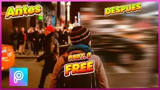 How to make Motion Effect with Picsart - Photo Sweep / Blur Effect + B612