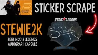 Stewie2K Berlin 2019 Sticker Scrape 