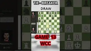 Ding Liren v/s Nepomniachtchi Game 13