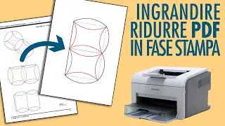 How to increase and reduce drawings in PDF files during printing, with Acrobat Reader