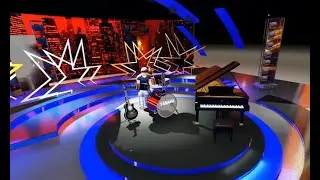 TRT Music TV  3D Studio Project  Presentation / 2019